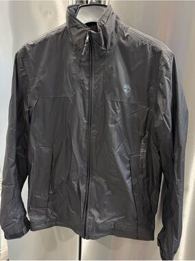 Timberland Men's Black Full-Zip Windbreaker Jacket